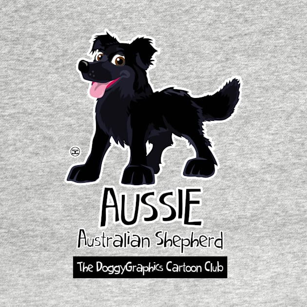 Aussie CartoonClub - Black by DoggyGraphics